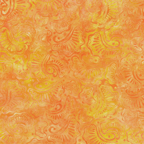 Fabric Wilmington Batik Orange/Yellow 22190-855