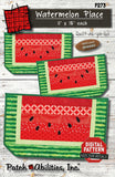 Pattern Patch-Abilities Watermelon Place Placemat P273 - DIGITAL DOWNLOAD