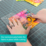 Notions - Creative Grids Quilt Ruler - Straight Out Of Line CGRKA3