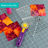 Notions - Creative Grids Quilt Ruler - Straight Out Of Line CGRKA3