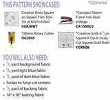 Pattern - Cut Loose Press - Fussy Cut Squared - CLPPHA006
