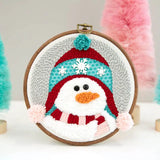 Kit Kimberbell Shivering Snowman Punch Needle KPNK1006