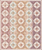 Kit - Riley Blake Evening on the Prairie - Laura's Log Cabin Quilt Kit  KT-16740