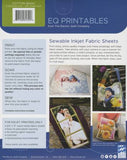 Notions Electric Quilt Co  - EQ Printables - Sewable Inkjet Fabric Sheets - P-FABRC