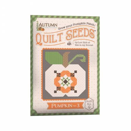 Pattern Autumn Quilt Seeds Pumpkin #3 by Lori Holt
