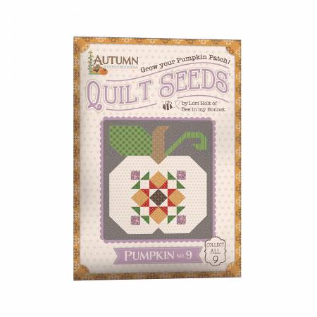 Pattern Autumn Quilt Seeds Pumpkin #9 by Lori Holt