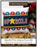 Kit Wrapped with Words Pillow Wrap & Cover - Sparkle - WCCPW121