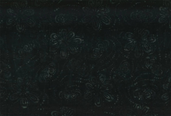 Fabric Wilmington Batiks Black Floral 22233-991