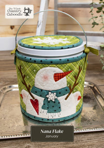 Kit Cozy Canister Nana Flake SEWING VERSION