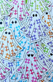 Gifts Quilt Ghost Stickers - Set of 5 - From Sassafras Lane