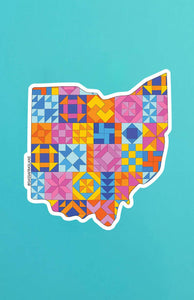 Gifts Ohio State Quilt Sticker