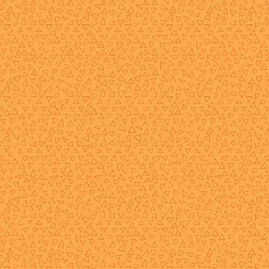 Fabric Benartex Frogtastic Orange Triangles 10338B-37