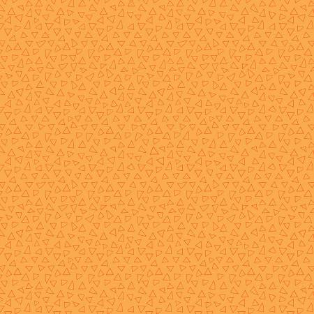 Fabric Benartex Frogtastic Orange Triangles 10338B-37