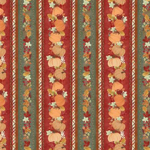 Fabric - Maywood - Hello Autumn Border Stripe - 10731M-Z