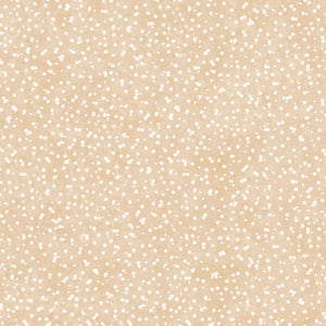 Fabric Maywood Winter Wreaths Cream Scattered Snow 10885M-E