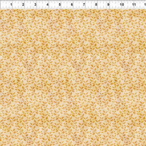 Fabric In The Beginning Autumn Celebration Vines Gold 10AUT-1