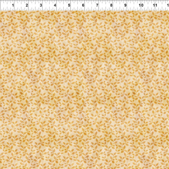 Fabric In The Beginning Autumn Celebration Vines Gold 10AUT-1