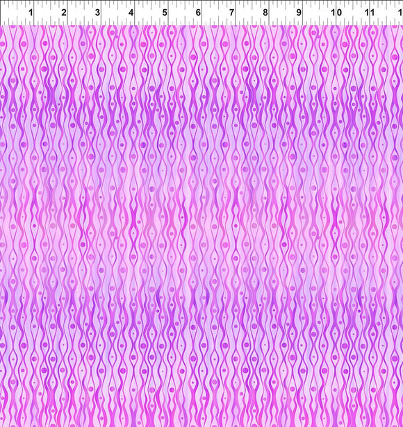 Fabric In the Beginning Garden of Dreams II Purple 10JYR-4