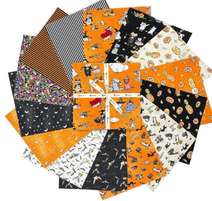 Fabric Clothworks Halloween Parade 5-inch Squares 42pcs