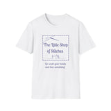 Gifts - The Little Shop of Stitches White T-Shirt - Sizes XS to 5X