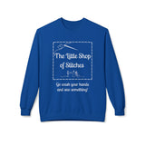 Gifts The Little Shop of Stitches - Sweatshirt Crewneck Blue, Sizes S-4X