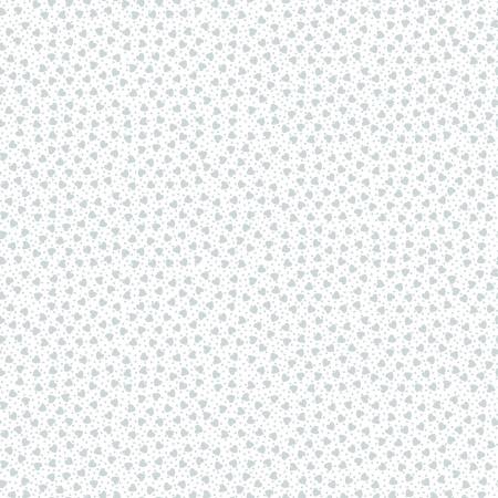 Fabric Henry Glass White on White Small Hearts 1268-01W