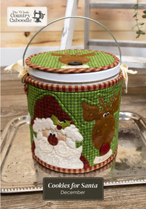 Kit Cozy Canister Cookies for Santa SEWING VERSION