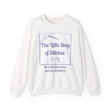 Gifts The Little Shop of Stitches - Sweatshirt Crewneck White, Sizes S-3X