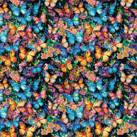 Fabric Camelot Gigi in the Garden Butterflies 16240101-01