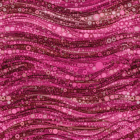 Fabric Camelot Gigi in the Garden Pink Circles 16240105-03