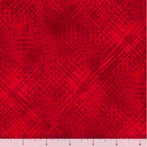 Fabric QT 108 wide Vertex Red 29687-R