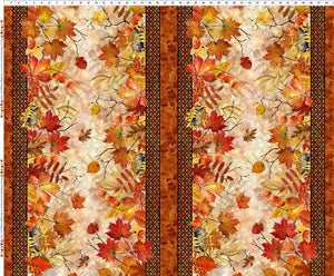 Fabric In The Beginning Autumn Celebration Border Stripe 1AUT-1