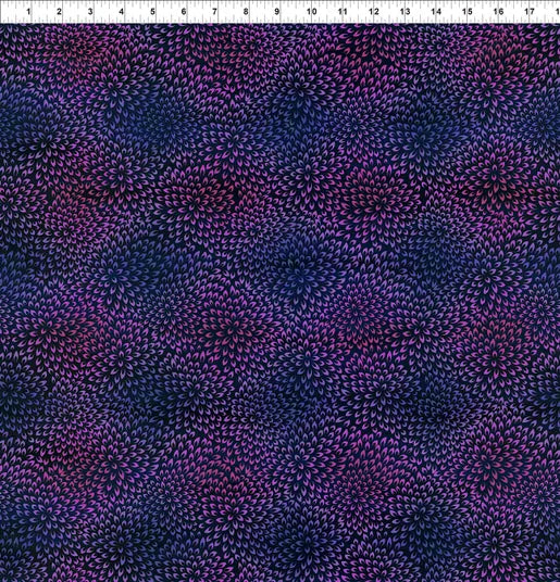 Fabric In The Beginning Vivid Petals Magenta 9VIV-6