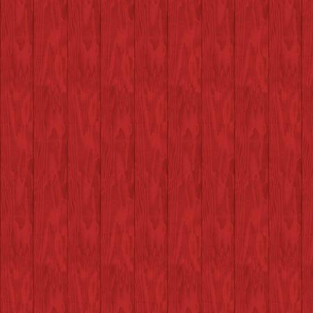 Fabric Wilmington Country Cardinals Red Wood Texture 20058-333