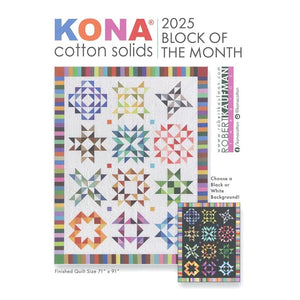 Pattern Robert Kaufman Kona Solid 2025 BOM - Pattern Only