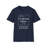Gifts - The Little Shop of Stitches Shades of Blue T-Shirt - Sizes XS to 5X