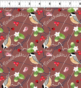 Fabric In The Beginning Natural State Massachusetts 21JHU-1