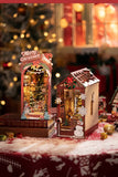 Gifts DIY Book Nook Wooden Puzzle Kit: Christmas Indoor Scene TGC07