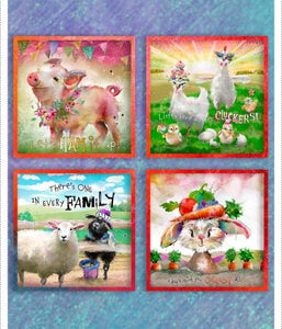 Fabric - 3 Wishes Back To The Farm 36In Panel - 23051-PNL