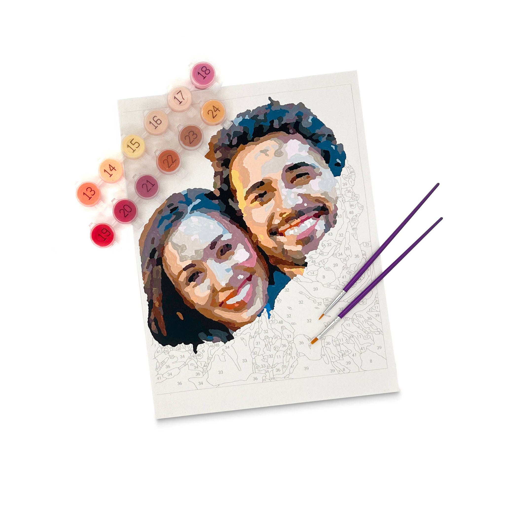 Portrait Numbers Kit Paint by Number Your Photo - Portraits Edition PBNPPL4801 – The ...