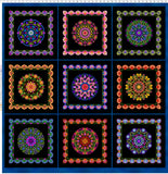 Fabric In The Beginning Gypsy Panel Black Background 260SEW-1 - Sewposium Exclusive!