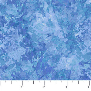 Fabric Northcott Rhapsody in Blue Texture Light Blue 27074-42