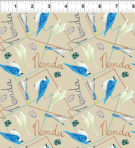 Fabric In The Beginning Natural State Nevada 28JHU-1