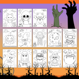 Printable Halloween Dot to Dot - INSTANT DOWNLOAD