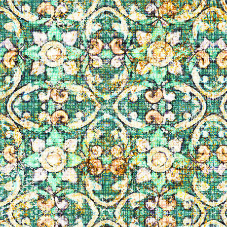 Fabric QT 108 wide Grace & Charm Jade 30258-Q