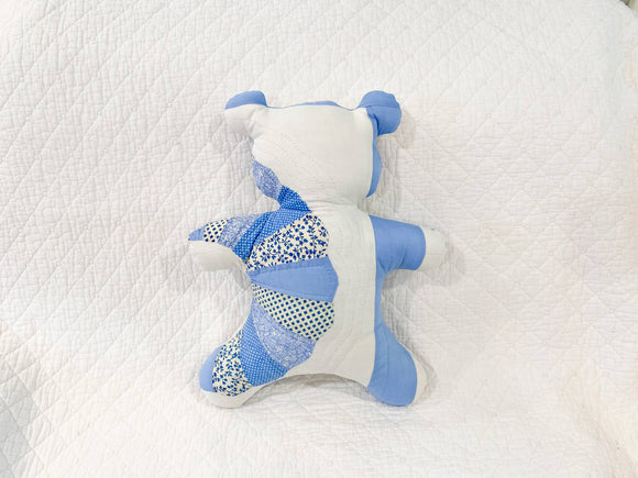 Gifts - Handmade Vintage Quilt Teddy Bear - Unique colors & designs