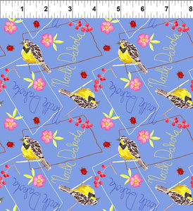 Fabric In The Beginning Natural State North Dakota 34JHU-1