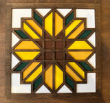 Kit - DIY Barn Quilt Pattern - Sunflower Painting Craft Kit