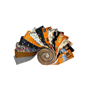 Fabric Clothworks Halloween Parade 2.5 inch Strips 40pcs