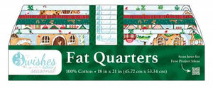 Fabric - 30 pcs Fat Quarter Bundle, Holiday and Christmas  3W-PDQ-1821HOL1